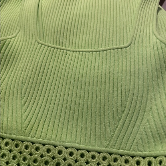 Jonathan Simkhai Loren Compact Crochet Rings Midi Dress - Picture 11 of 11